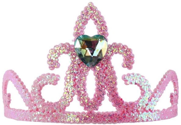 Tiara Kam Roze/Zilver Met Steen 1 Tiara Kam Roze/Zilver Met Steen