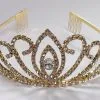 Tiara Strass Goud Anne