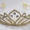 Tiara Strass Goud Charlotte