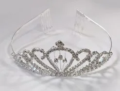 Tiara Strass Zilver Petra