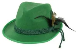 Tiroler Hoed Groen (Vilt)