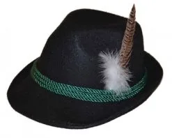 Tiroler Jagershoed Zwart