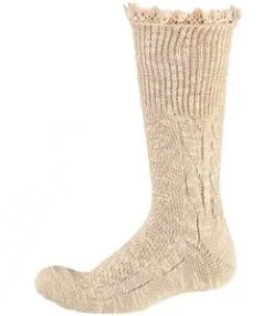 Tiroler Sokken Met Kant Multi Beige Voor Dames