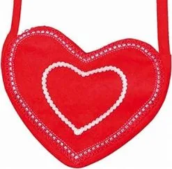 Tiroler Tasje Hartje Rood