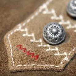 Tiroler Trachten Jas Luxe (Wol-Geitenleer) -Kostuum Winkel tiroler trachten jas luxe wol geitenleer 3