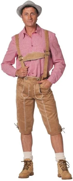 Tirolerhose Lichtbruin Luxe