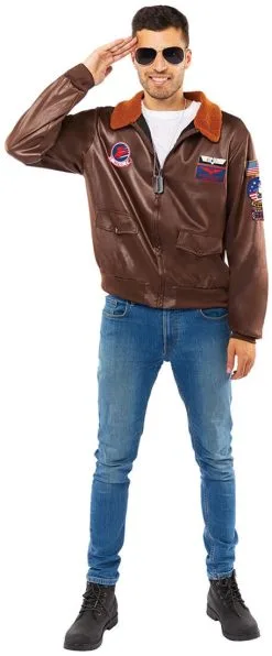 Top Gun ™ Bomber Jacket -Kostuum Winkel top gun bomber jacket 1