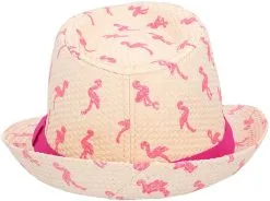 Trendy Hoedje Hawaii Met Flamingo's 8 Trendy Hoedje Hawaii Met Flamingo's -Kostuum Winkel trendy hoedje hawaii met flamingo s achterkant