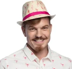 Trendy Hoedje Hawaii Met Flamingo's 10 Trendy Hoedje Hawaii Met Flamingo's -Kostuum Winkel trendy hoedje hawaii met flamingo s voorbeeld man