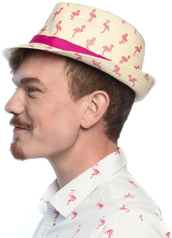 Trendy Hoedje Hawaii Met Flamingo's 6 Trendy Hoedje Hawaii Met Flamingo's - Afbeelding 6