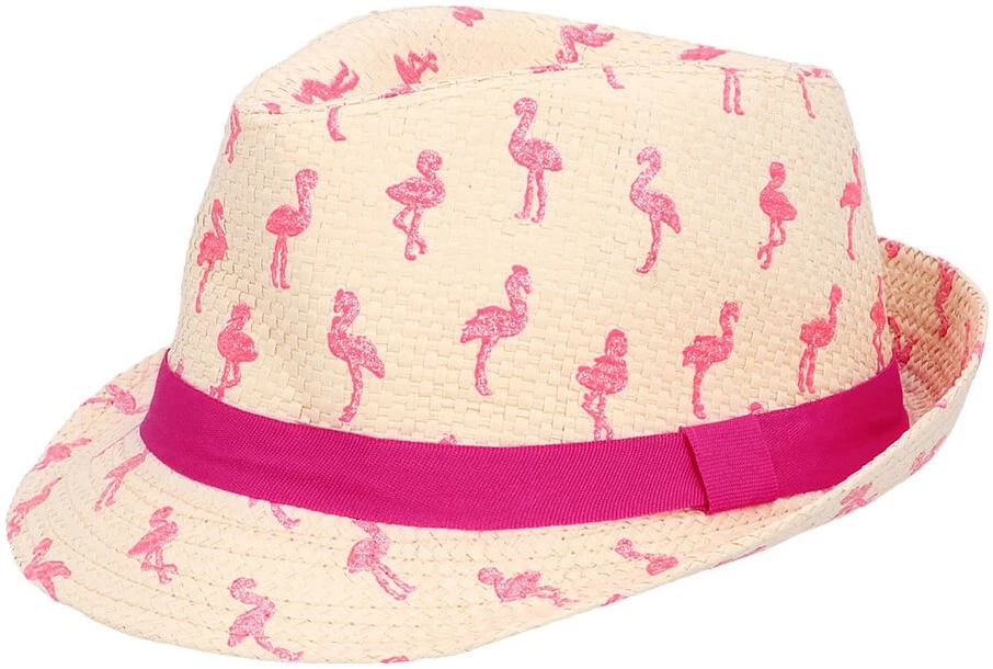 Trendy Hoedje Hawaii Met Flamingo's 1 Trendy Hoedje Hawaii Met Flamingo's