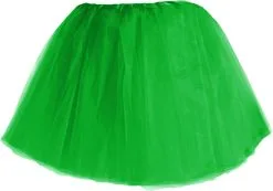 Tule Rokje 3 Lagen Groen (40cm)