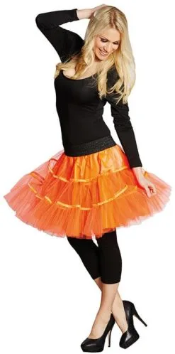 Tulen Petticoat Neon Oranje Rok
