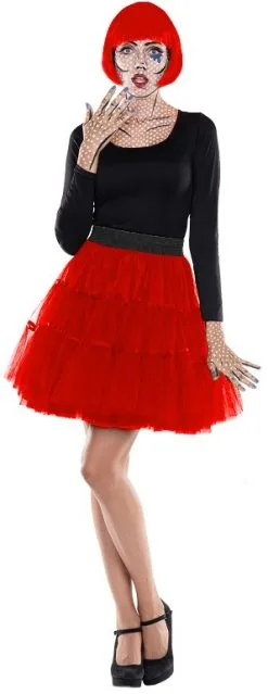 Tulen Petticoat Rood Rok