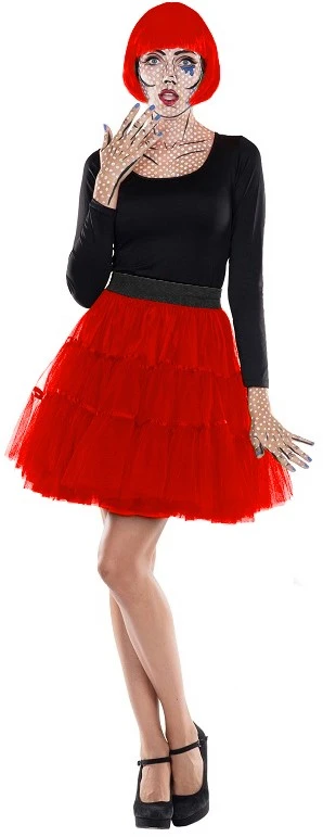 Tulen Petticoat Rood Rok 1 Tulen Petticoat Rood Rok