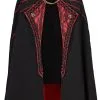 Vampier Cape Zwart-Rood Luxe