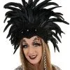 Veren Hoofdtooi Black Feathers Luxe
