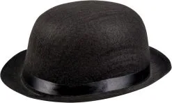 Vilten Bolhoed Zwart