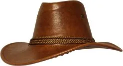 Western Cowboyhoed Bruin Met Koord (Nepleer)