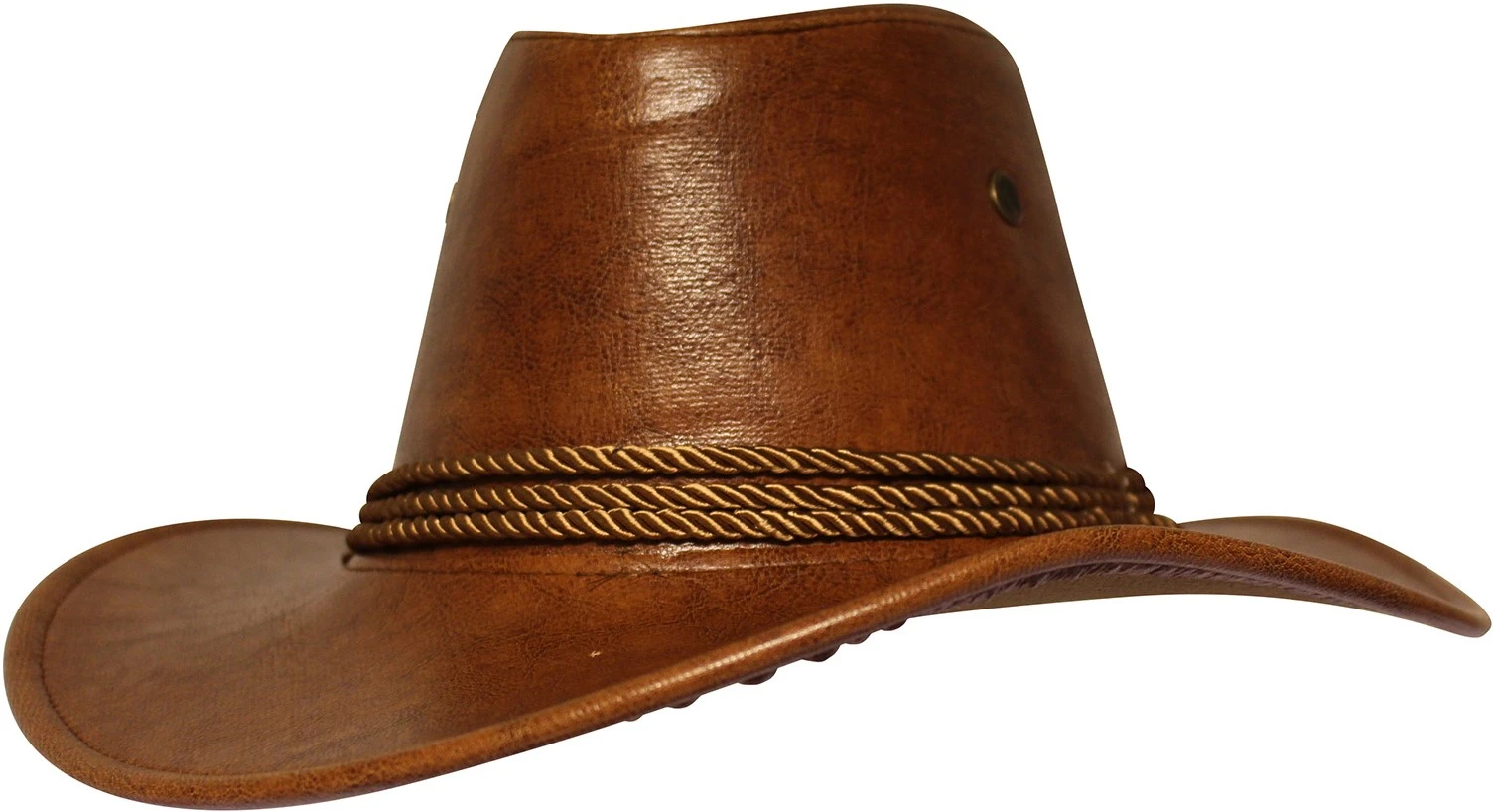 Western Cowboyhoed Bruin Met Koord (Nepleer) 1 Western Cowboyhoed Bruin Met Koord (Nepleer)