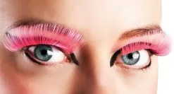 Wimpers Lang Neon Roze