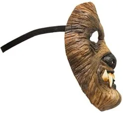 Kostuum Winkel 11 Kostuum Winkel -Kostuum Winkel wolf masker latex gezichtsmasker zijkant